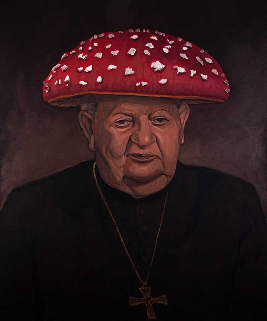 Portret Kardynała Dziwisza na aukcji Allegro dla WOŚP